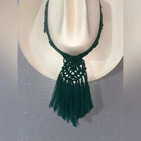 HANDMADE MACRAME HAT HANGER!! - Picture 4 of 12